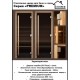 Дверь стеклянная COOPER PREMIUM  200*71,5 Бронза 